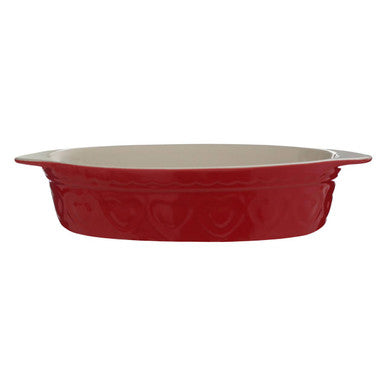 Orsina Red Ceramic Baking Dish – 1400ml Oval Oven-to-Table Server