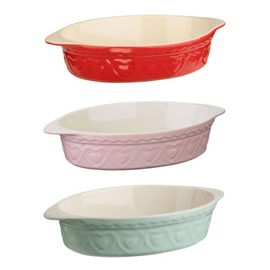 Orsina Red Ceramic Baking Dish – 1400ml Oval Oven-to-Table Server