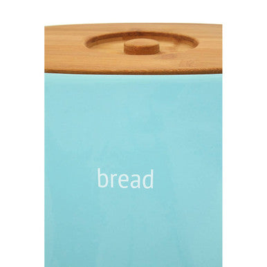 Orsina Fletcher Blue Ceramic Bread Bin | Kitchen Countertop Storage