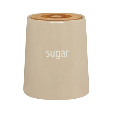 Orsina Fletcher Beige Ceramic Sugar Canister – Modern Kitchen Storage