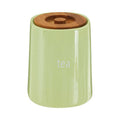 Orsina Fletcher Green Ceramic Tea Canister – Airtight Kitchen Storage