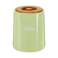 Orsina Fletcher Green Ceramic Coffee Canister - Airtight Storage Jar