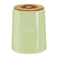 Orsina Fletcher Green Ceramic Sugar Canister – Kitchen Storage Jar