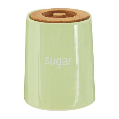 Orsina Fletcher Green Ceramic Sugar Canister – Kitchen Storage Jar