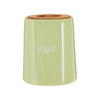 Orsina Fletcher Green Ceramic Sugar Canister – Kitchen Storage Jar