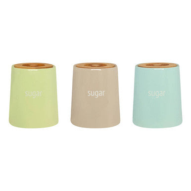 Orsina Fletcher Green Ceramic Sugar Canister – Kitchen Storage Jar
