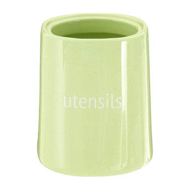 Orsina Fletcher Green Ceramic Utensil Holder – Kitchen Tool Crock