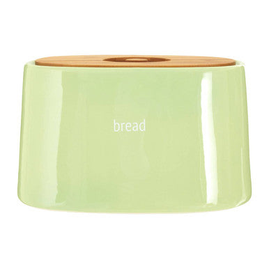 Orsina Fletcher Green Ceramic Bread Bin | Tapered Kitchen Storage