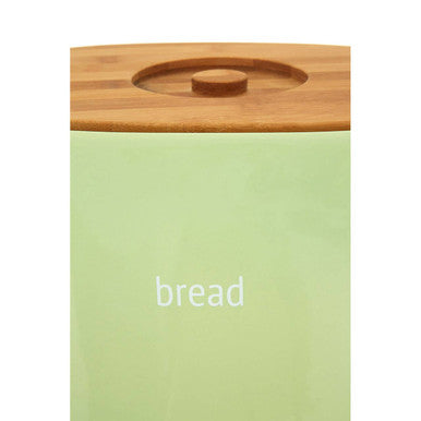 Orsina Fletcher Green Ceramic Bread Bin | Tapered Kitchen Storage