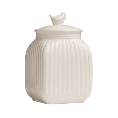 Orsina Mrs Henderson Medium Ceramic Canister – Cream Food Storage