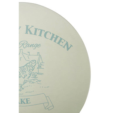 Orsina Country Kitchen Cream Cake Stand – Ceramic Hen Motif Pedestal