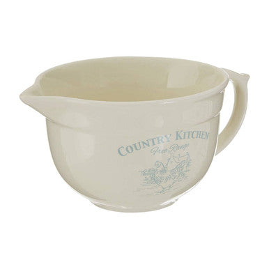 Orsina Country Kitchen Basting Jug – Blue and Cream Farmhouse Motif