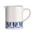 Orsina Pisces Ceramic Jug – Blue and Cream Coastal Fish Pitcher