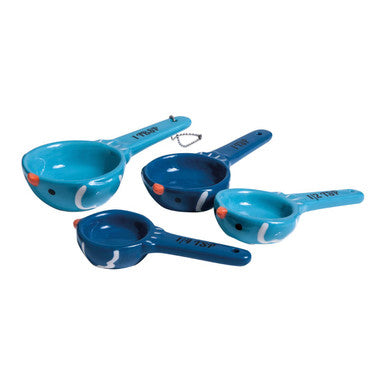Birdy Measuring Spoons by Orsina – Set of 4 Bird Silhouette Baking Tools