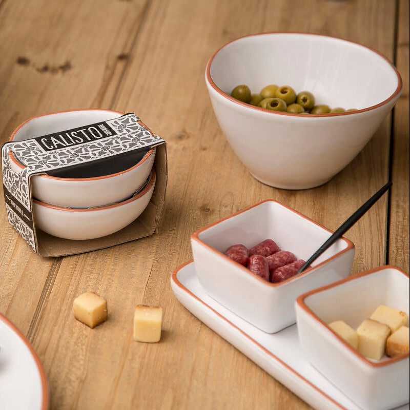 Orsina Calisto Cereal Bowl – White Glazed Terracotta Breakfast Bowl