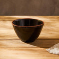 Orsina Calisto Cereal Bowl – Black Glazed Terracotta Tableware