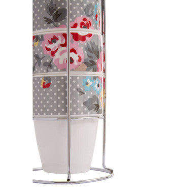Orsina Pippa Stackable Mugs with Stand – Set of 4 Patterned Cups