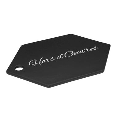 Orsina Mange Hors d'Oeuvres Board – Matte Black Serving Board