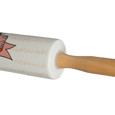 Orsina Pretty Things Rolling Pin – Smooth Rotation Pastry Dough Roller