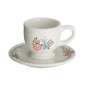 Orsina Pretty Things Floral Ceramic Egg Cup with Handle – Pastel Design
