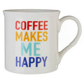 Orsina Coffee Makes Me Happy Mug – Ceramic Morning Coffee Cup