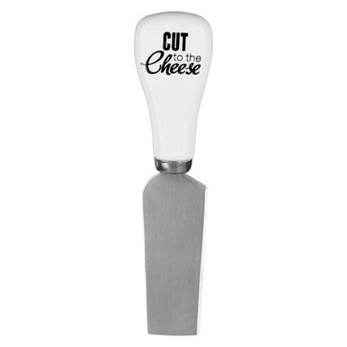 Orsina Pun and Games Cheese Knives – Set of 4 Modern Serving Tools