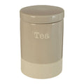 Orsina Jura Grey Tea Canister – Airtight Ceramic Storage with Lid