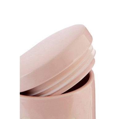 Orsina Jura Pink Tea Canister – Airtight Ceramic Kitchen Storage Jar