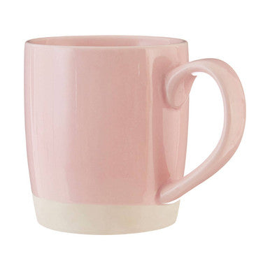 Orsina Jura Pink Mug – Modern Two-Tone Ceramic Coffee and Tea Cup