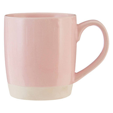 Orsina Jura Pink Mug – Modern Two-Tone Ceramic Coffee and Tea Cup