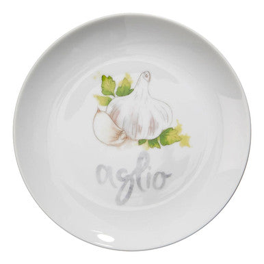 Orsina Italia Antipasti Plates – Set of 4 White Porcelain Dishes