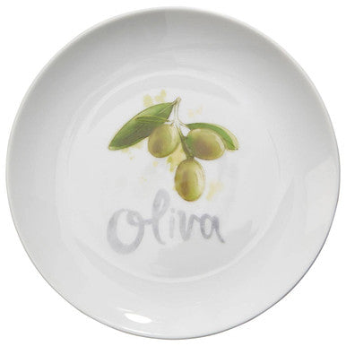 Orsina Italia Antipasti Plates – Set of 4 White Porcelain Dishes