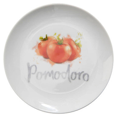 Orsina Italia Antipasti Plates – Set of 4 White Porcelain Dishes
