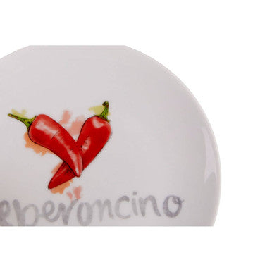 Orsina Italia Antipasti Plates – Set of 4 White Porcelain Dishes