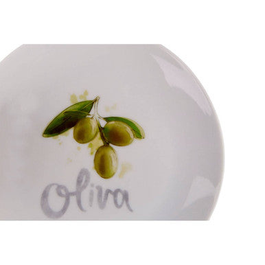 Orsina Italia Antipasti Plates – Set of 4 White Porcelain Dishes