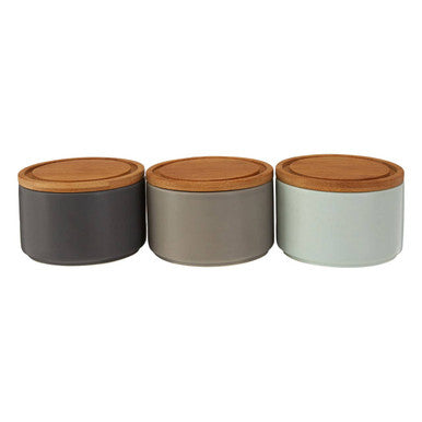 Orsina Fenwick Stacking Canisters – Set of 3 Airtight Kitchen Storage