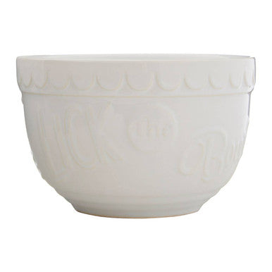 Orsina Gigi White Stoneware Nesting Mixing Bowls - Set of 2