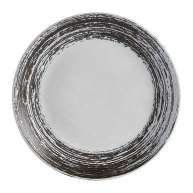 Orsina Middag 12-Piece Ceramic Dinnerware Set – Black and White