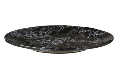 Orsina Black Marble Effect Dinner Plate – Modern Artisan Tableware