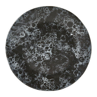 Orsina Black Marble Effect Dinner Plate – Modern Artisan Tableware