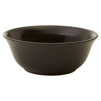 Orsina Hygge Medium Black Serving Bowl | Matte Nordic Ceramic Tableware