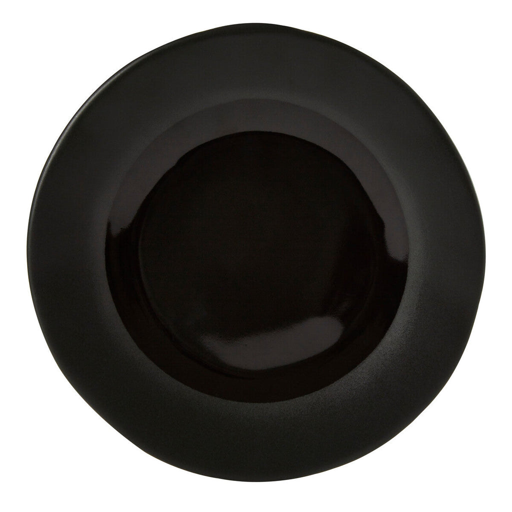 Orsina Hygge Black Stoneware Side Plate – Modern Minimalist Tableware