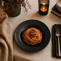 Orsina Hygge Black Stoneware Side Plate – Modern Minimalist Tableware