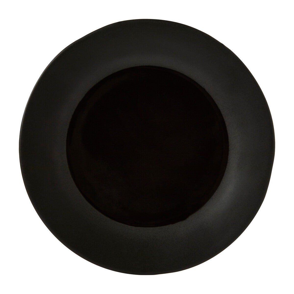 Orsina Hygge Black Stoneware Dinner Plate – Minimalist Tableware