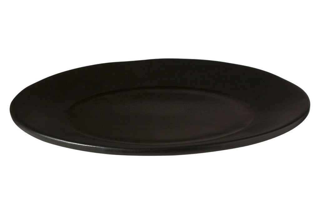 Orsina Hygge Black Stoneware Dinner Plate – Minimalist Tableware