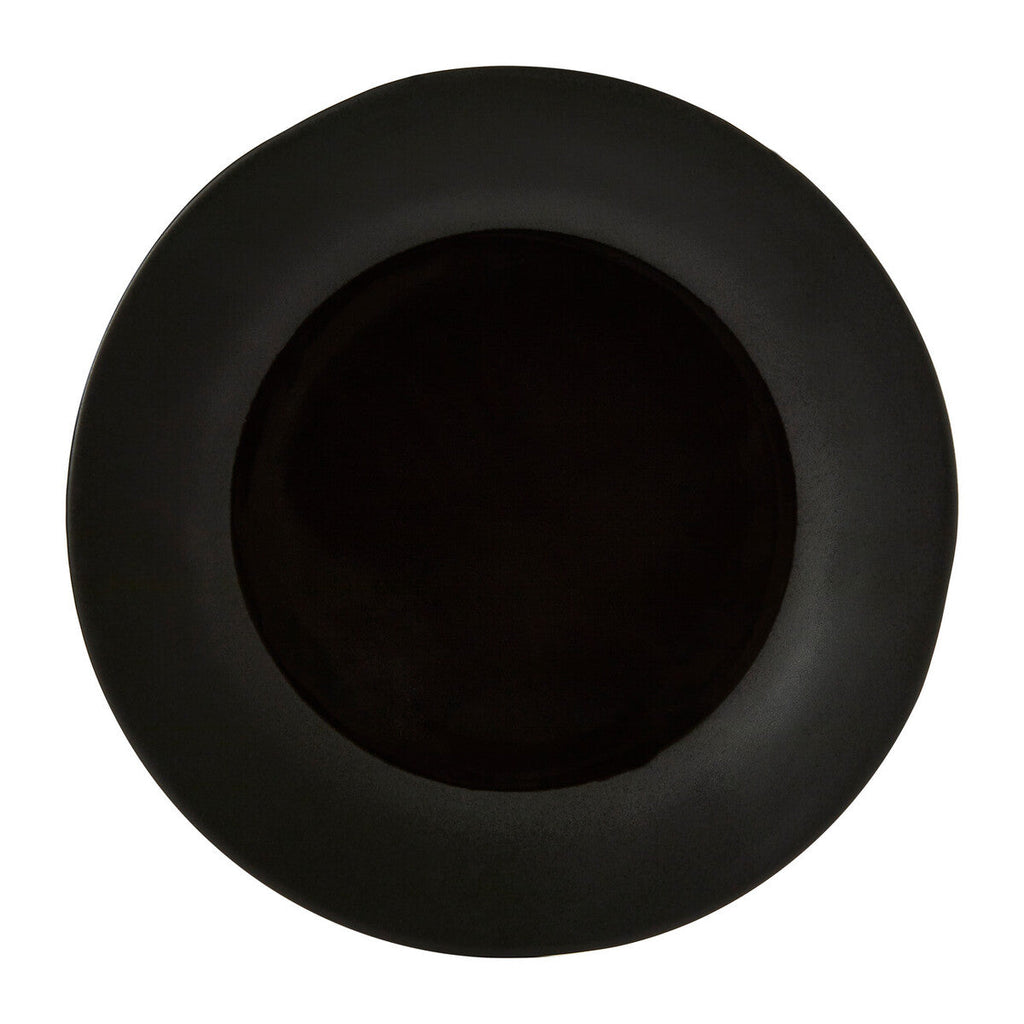 Orsina Hygge Black Stoneware Dinner Plate – Minimalist Tableware