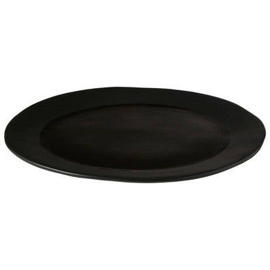 Orsina Hygge Black Stoneware Pizza Plate – Artisan Serving Platter