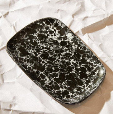 Orsina Large Black Marble Effect Serving Platter – Modern Grazing Board