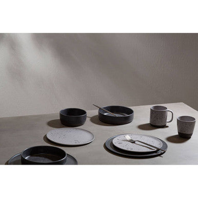 Orsina Hygge Large Grey Stoneware Serving Bowl – Nordic Style Decor