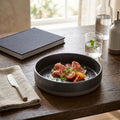 Orsina Hygge Large Grey Stoneware Serving Bowl – Nordic Style Decor